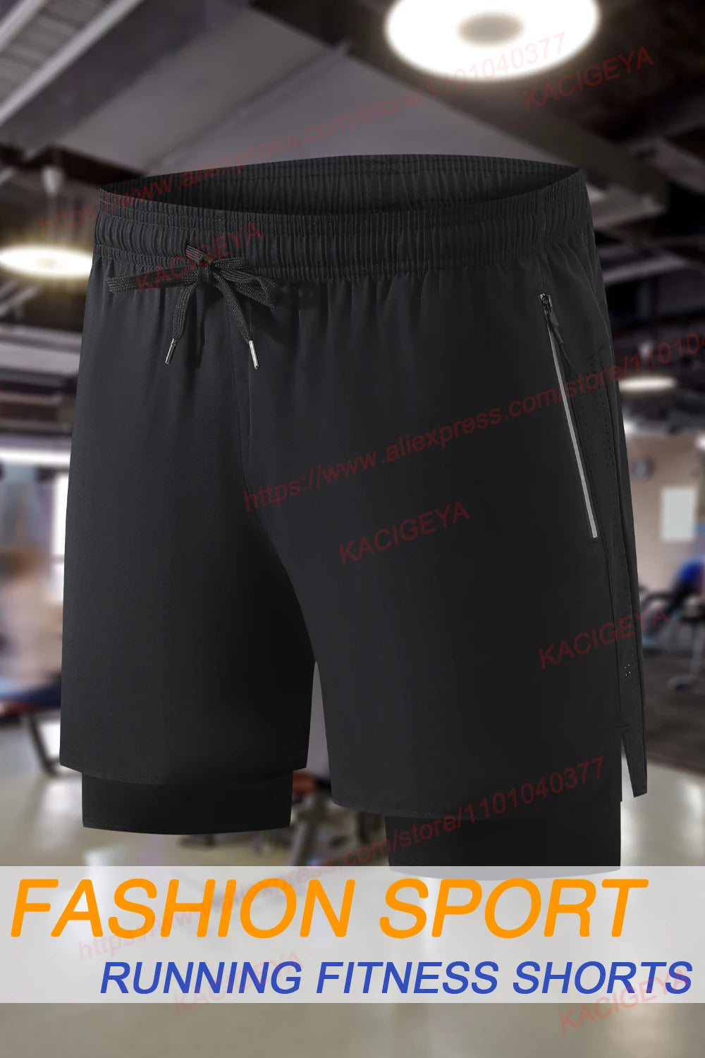 Elite Fit 2-in-1 Quick Dry Running Shorts for Men ATHLEXES