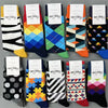 Happy Socks Men's Diamond Check Crew Socks for All Seasons ATHLEXES