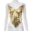 Goddess Glam Metallic Corset Top ATHLEXES
