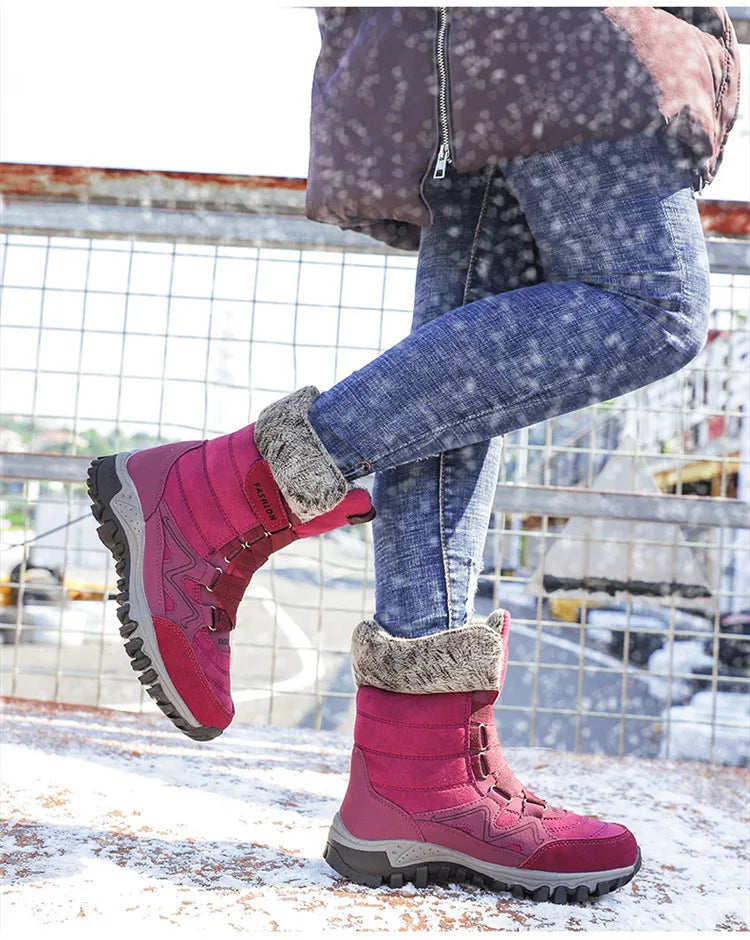 PlushWarm Waterproof Women's Snow Ankle Boots ATHLEXES