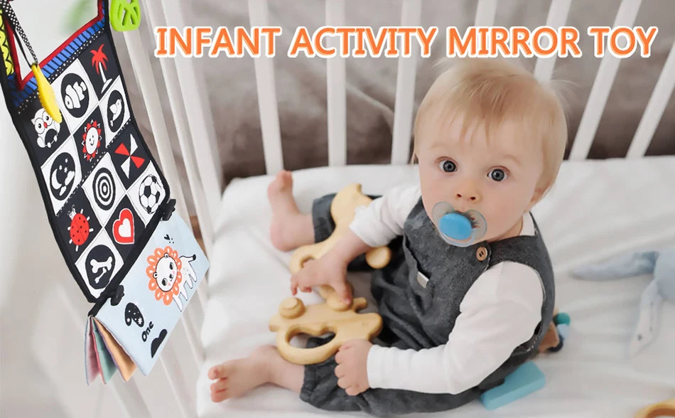 Interactive Baby Cloth Book with Mirror ATHLEXES
