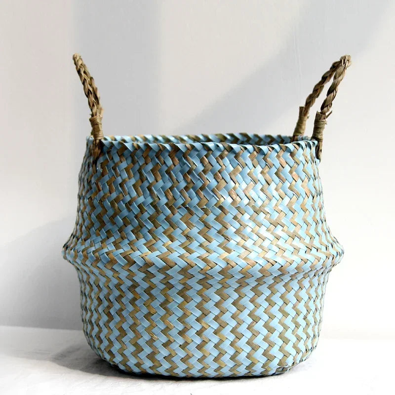 Chic Lace Burlap Flower Girl Basket Decor ATHLEXES