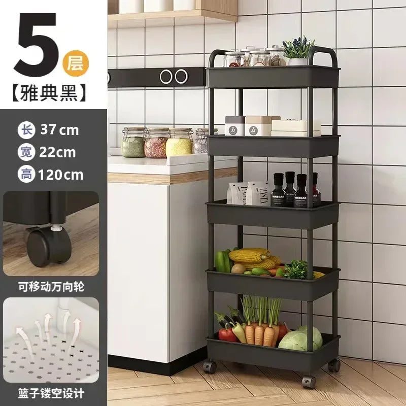 Versatile Multi-Layer Mobile Storage Rack ATHLEXES