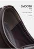Classic Black Pointed Toe Leather Loafers for Men ATHLEXES