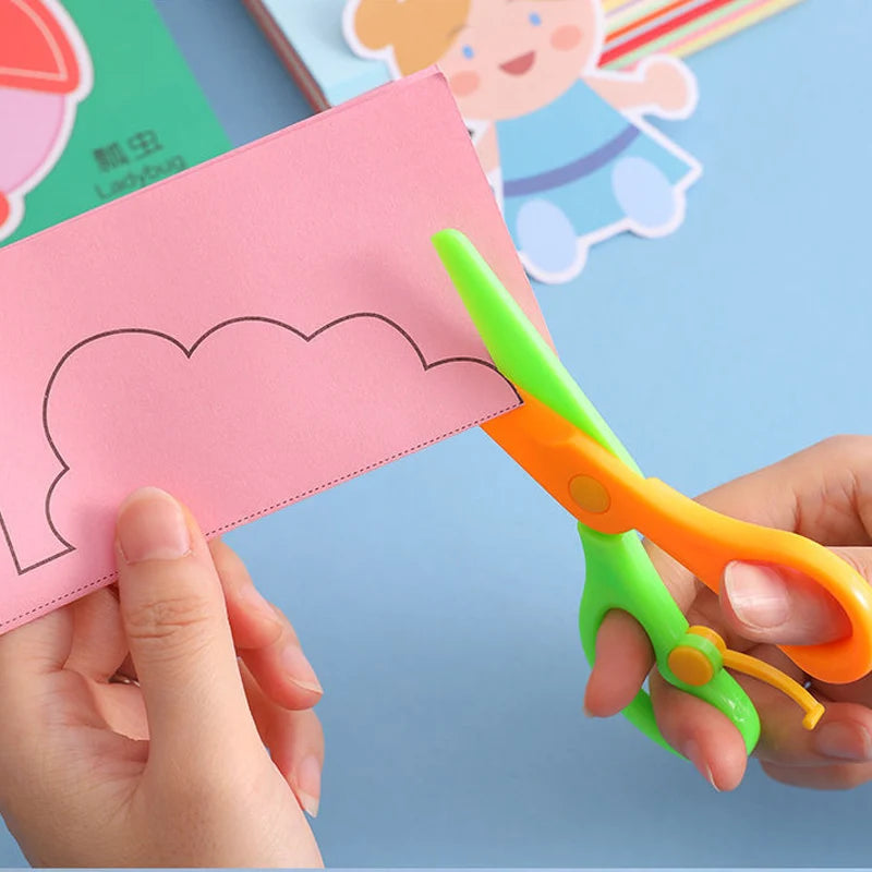 Colorful Cartoon Paper-Cut Craft Book for Kids ATHLEXES