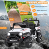 DORTALA White 12V Electric Kids Truck Toy Car ATHLEXES