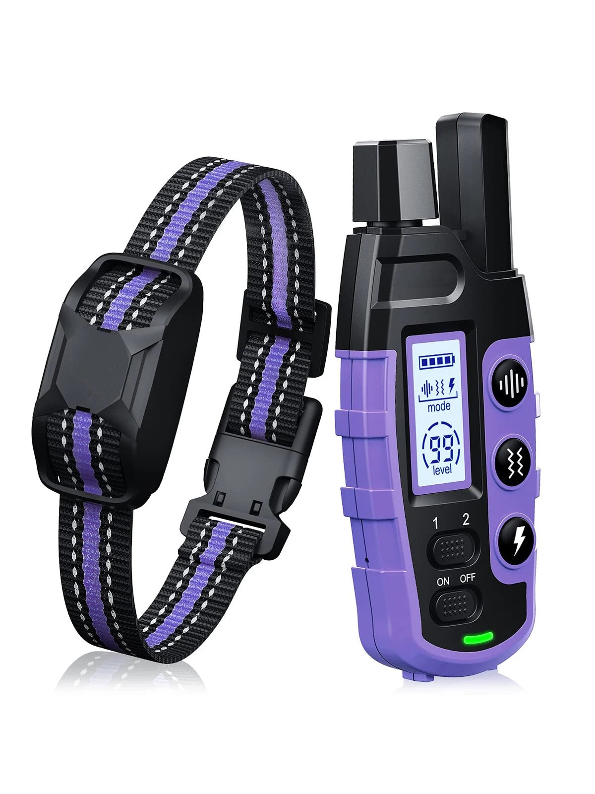 3300Ft Electric Dog Training Collar Remote Control Waterproof Pet BehaviorFor 5-120lbs Puppy With Shock Vibration ATHLEXES