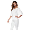 Chic Summer V-Neck Batwing Tee for Women S-5XL ATHLEXES