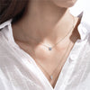 CANNER 925 Silver Devil Eyes Blue Zircon Pendant Necklace ATHLEXES