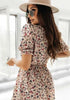 Elegant Floral V Neck Maxi Dress for Women ATHLEXES