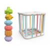 Montessori Shape Sorter Cube â?? Rainbow Blocks for Infants ATHLEXES