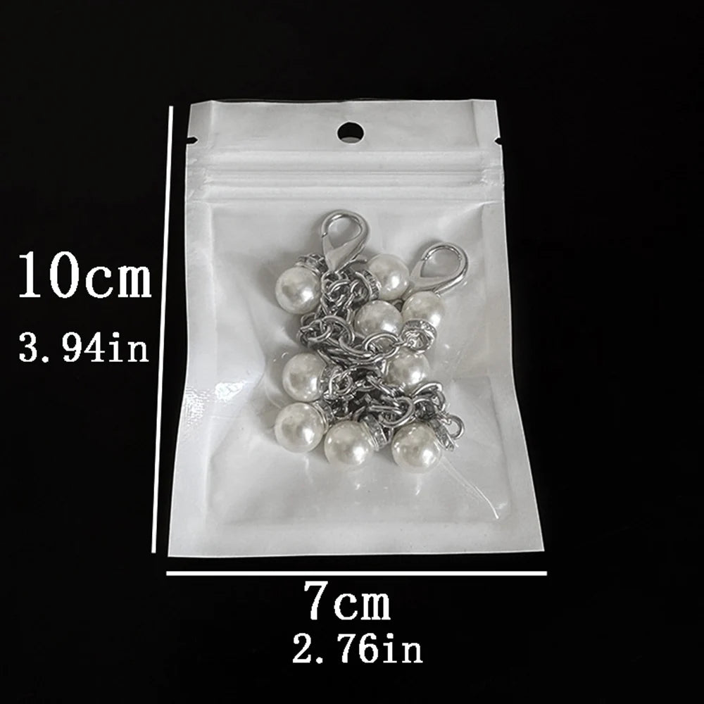 Pearl Charm Metal Shoe Buckle Chain Decorations ATHLEXES