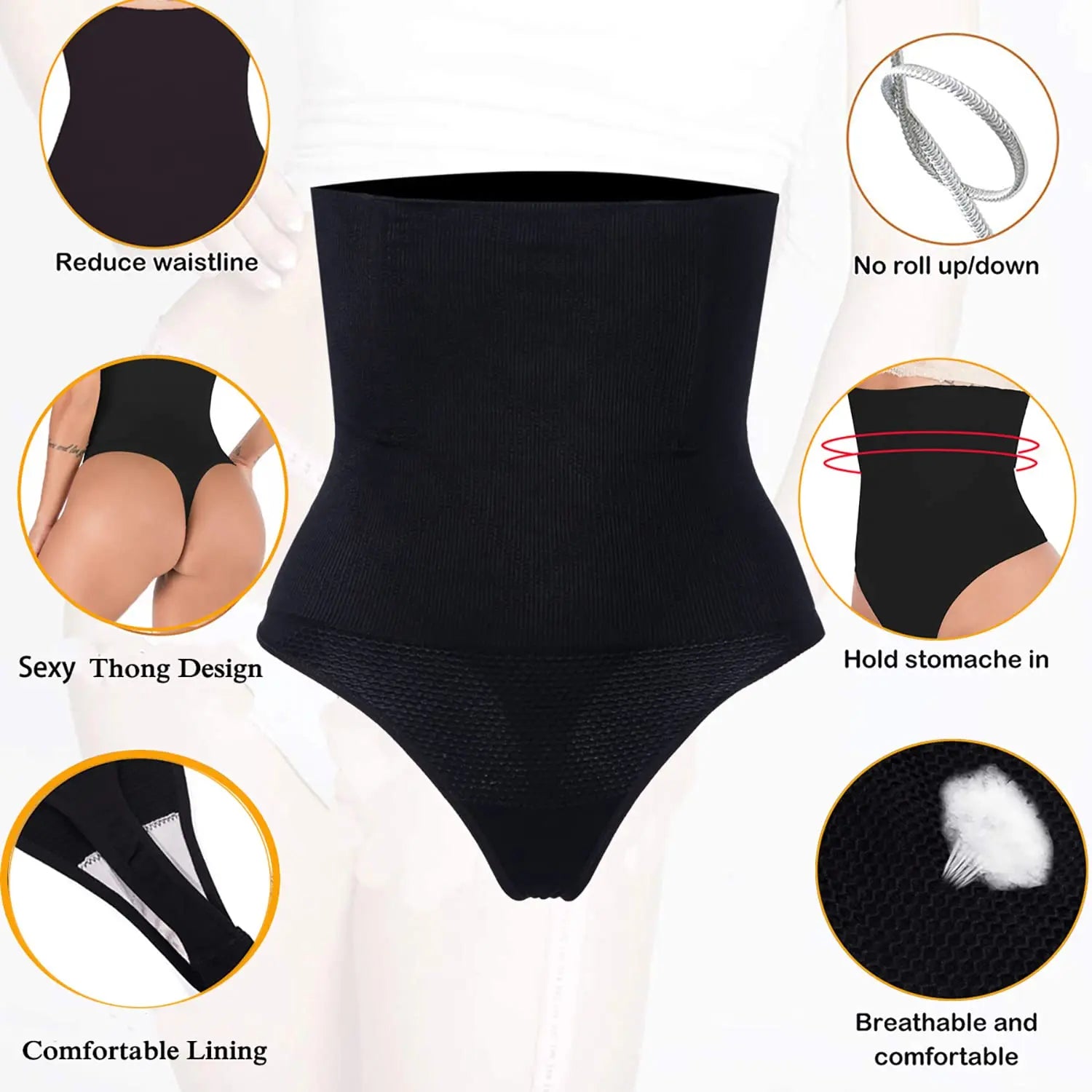 Silhouette Sculpting High Waist Control Shorts ATHLEXES