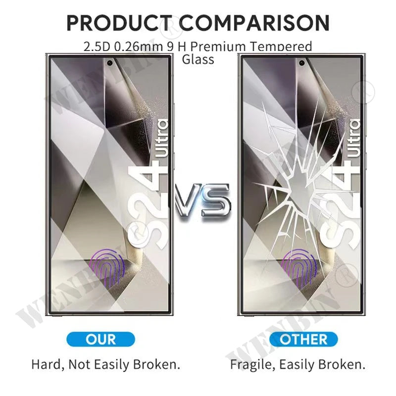 Premium Shield 3 Pcs Samsung Tempered Glass Protector ATHLEXES