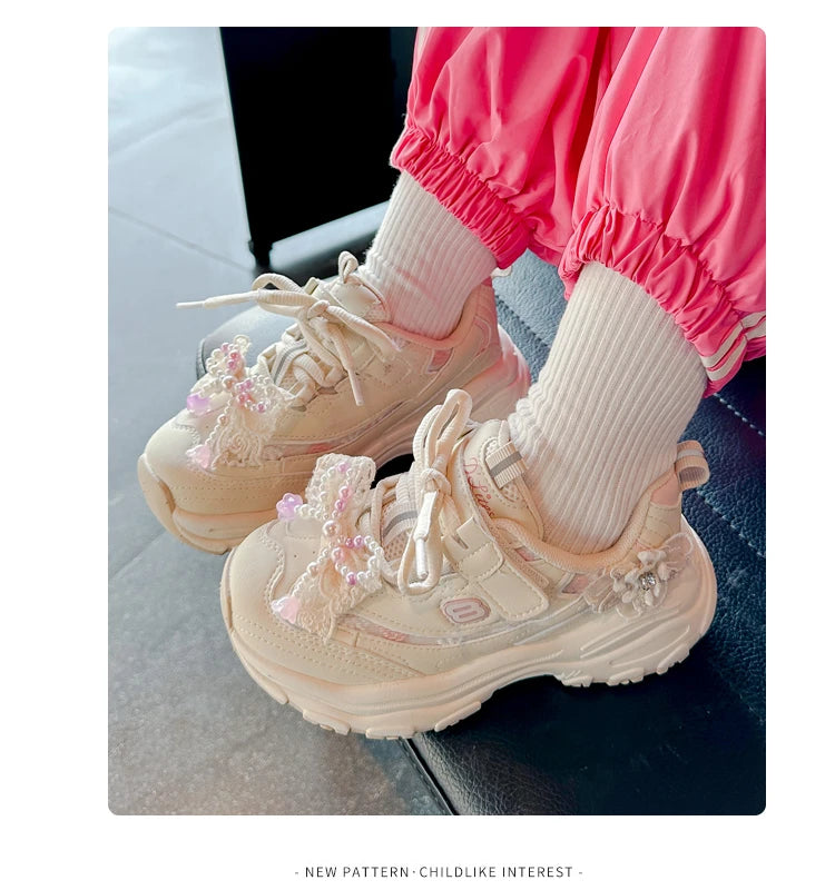 BreezeFit Girls' Lightweight Non-Slip Sneakers ATHLEXES