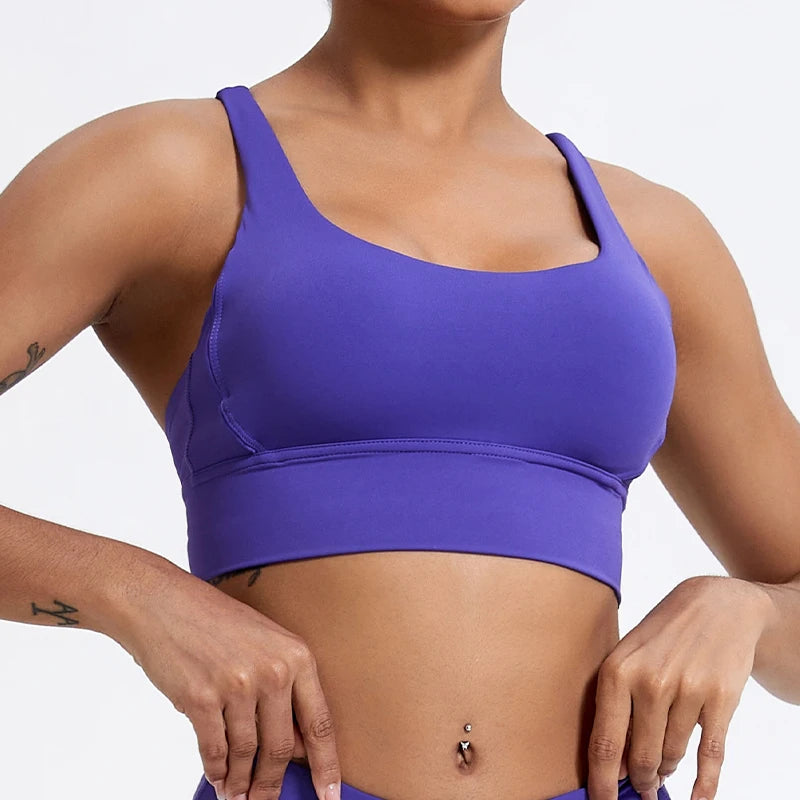 EliteFit Cross Back Sports Bra for Women ATHLEXES