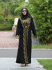 Elegant Sequin Beaded Muslim Abaya Dress ATHLEXES