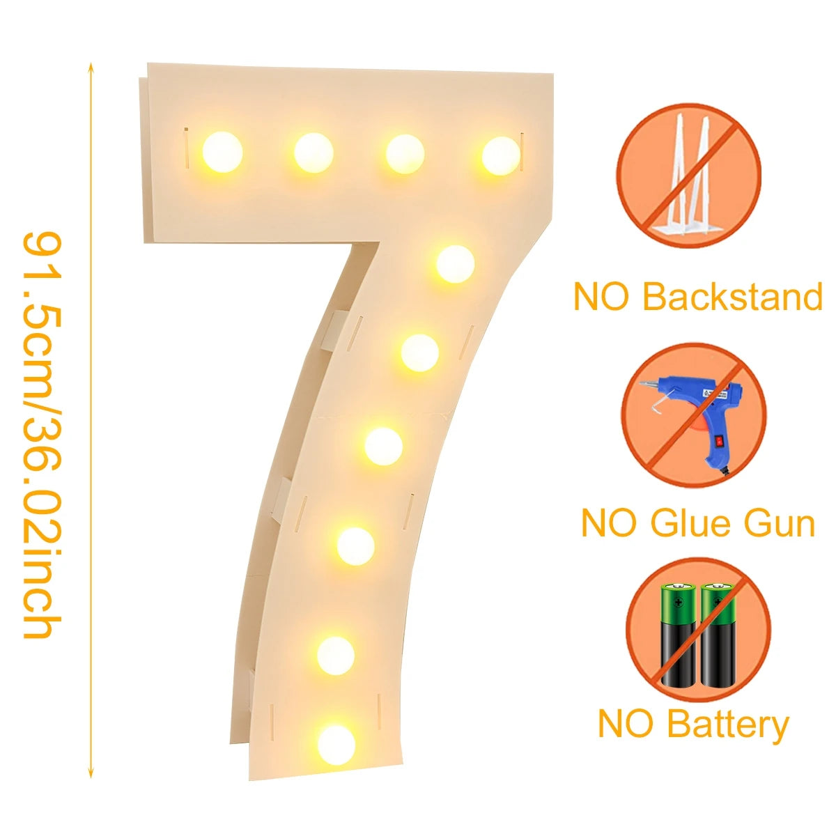 Giant LED Number Frame for Stunning Celebrations ATHLEXES