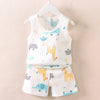Cartoon Adventure Summer Pajamas Set for Kids ATHLEXES