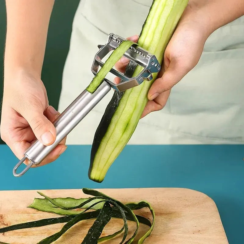 4in1 Stainless Steel Kitchen Peeler & Grater Tool ATHLEXES