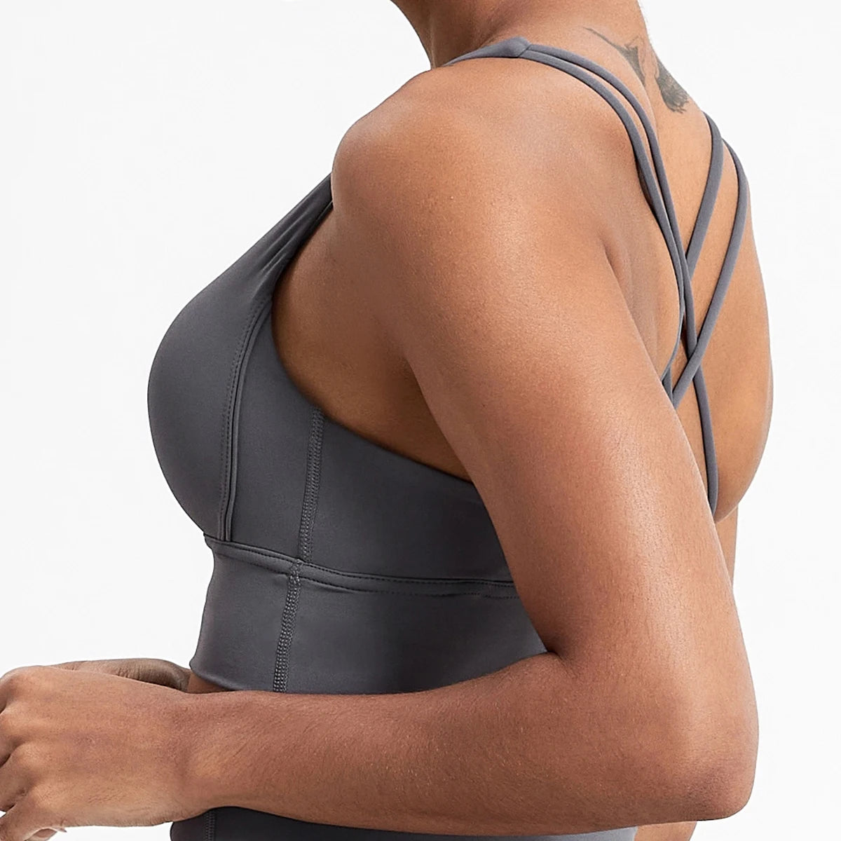 EliteFit Cross Back Sports Bra for Women ATHLEXES