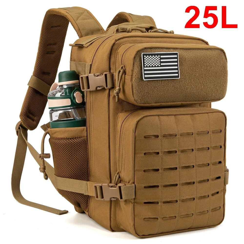 QT&QY 25L/45L Tactical Backpack for Outdoor Survival Use ATHLEXES