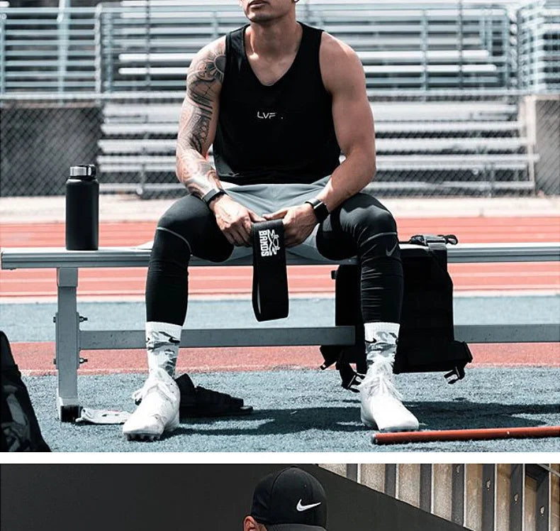 Men's Summer Cotton Gym Tank Top for Fitness ATHLEXES
