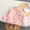 Cozy Chic Thickened Jacket for Girls' Winter Fun ATHLEXES
