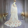 Beige Maternity Photo Dress Set with Applique ATHLEXES