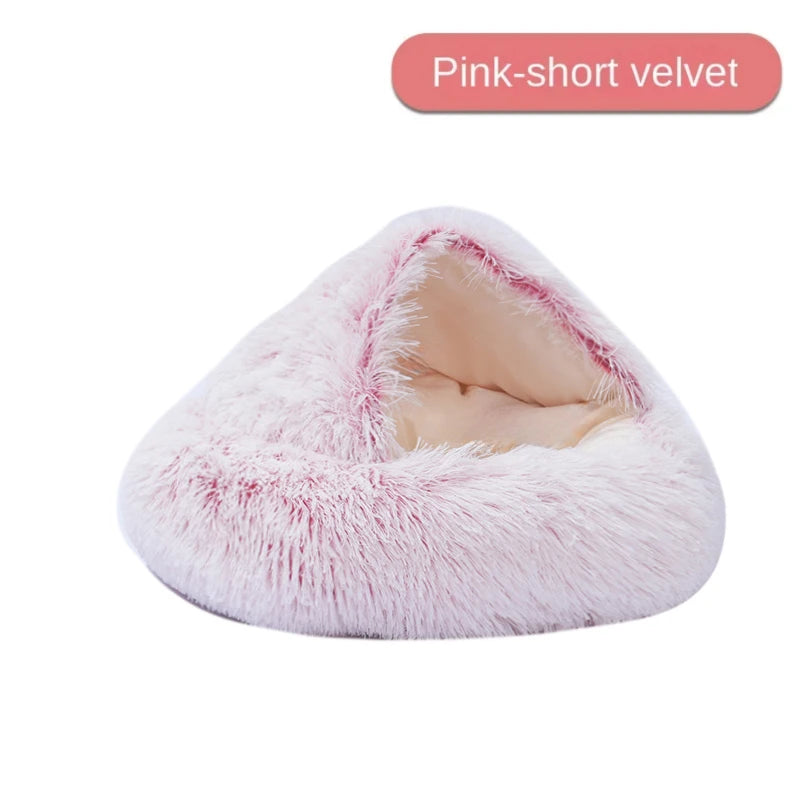 CozyNest 2-in-1 Plush Pet Cat Bed & Cushion for Dogs and Cats ATHLEXES