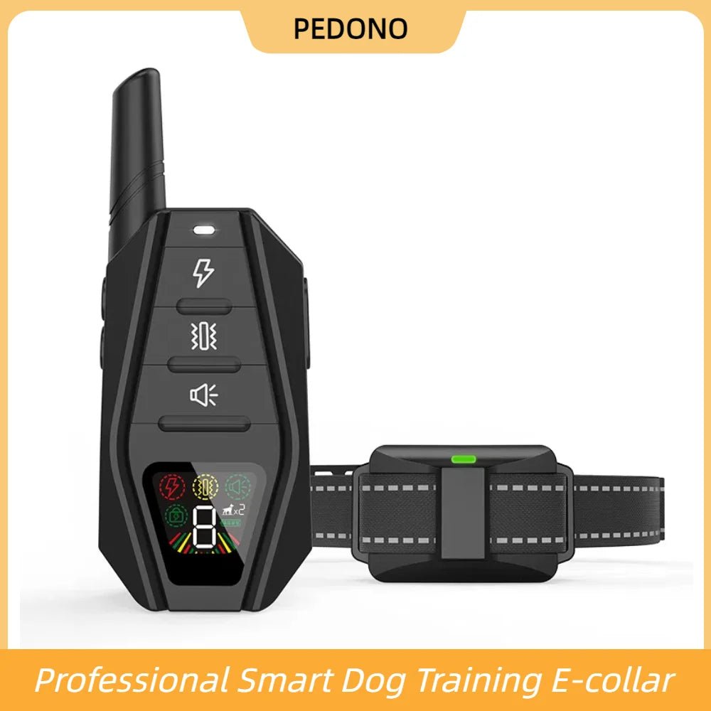 PEDONO Electric Dog Training Collar With Remote Dog Shock Collar Beep Vibration Static Waterproof Training Collar for a Dog ATHLEXES