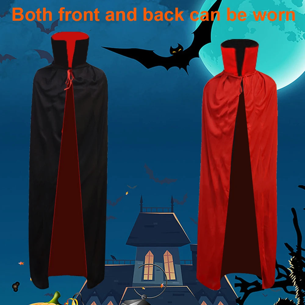 Reversible Vampire Cape for Halloween Cosplay ATHLEXES