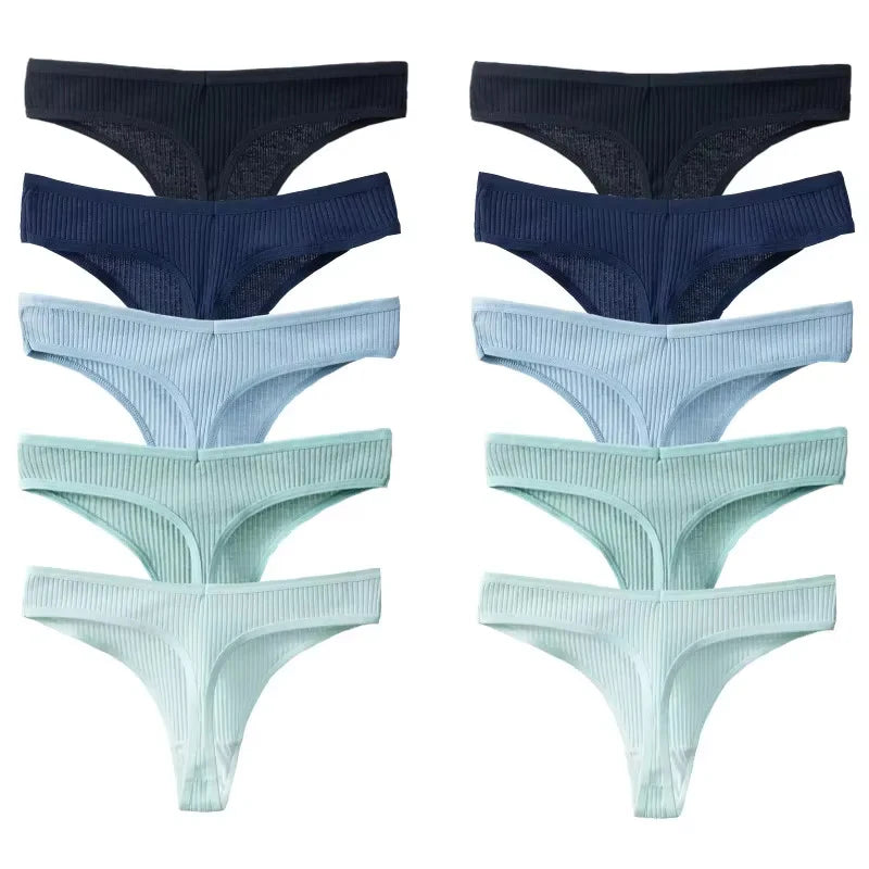 Cotton Comfort G-String Panties Set for Women ATHLEXES