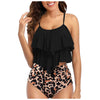Vintage Ruffle Ruched High Rise Bikini Set ATHLEXES