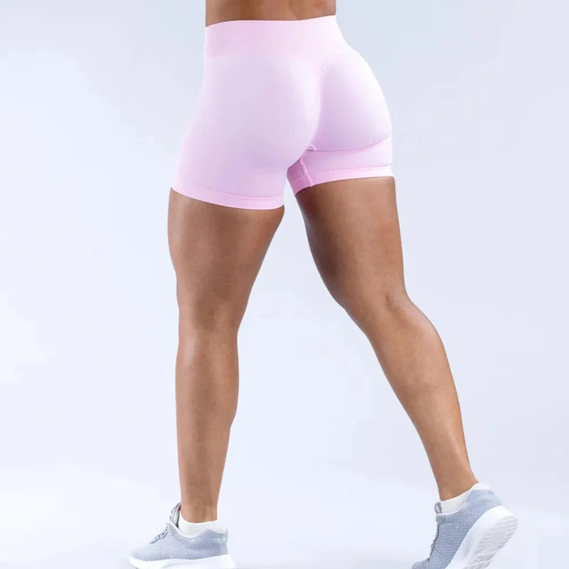 Seamless Flex Ribbed Yoga Shorts for Women ATHLEXES