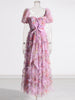 Chic Floral Patchwork Mesh Dress for Women ATHLEXES