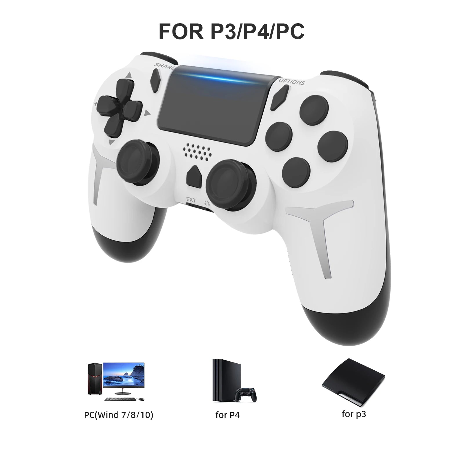 GAMINJA Bluetooth Game Controller with Touchpad ATHLEXES