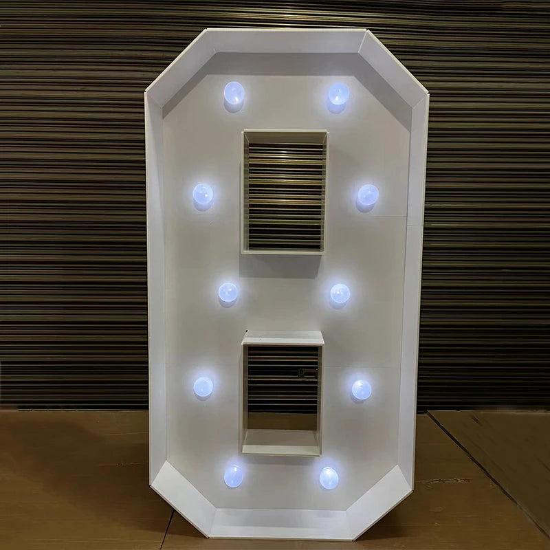 Radiant 4FT DIY Light Up Numbers for Celebrations ATHLEXES
