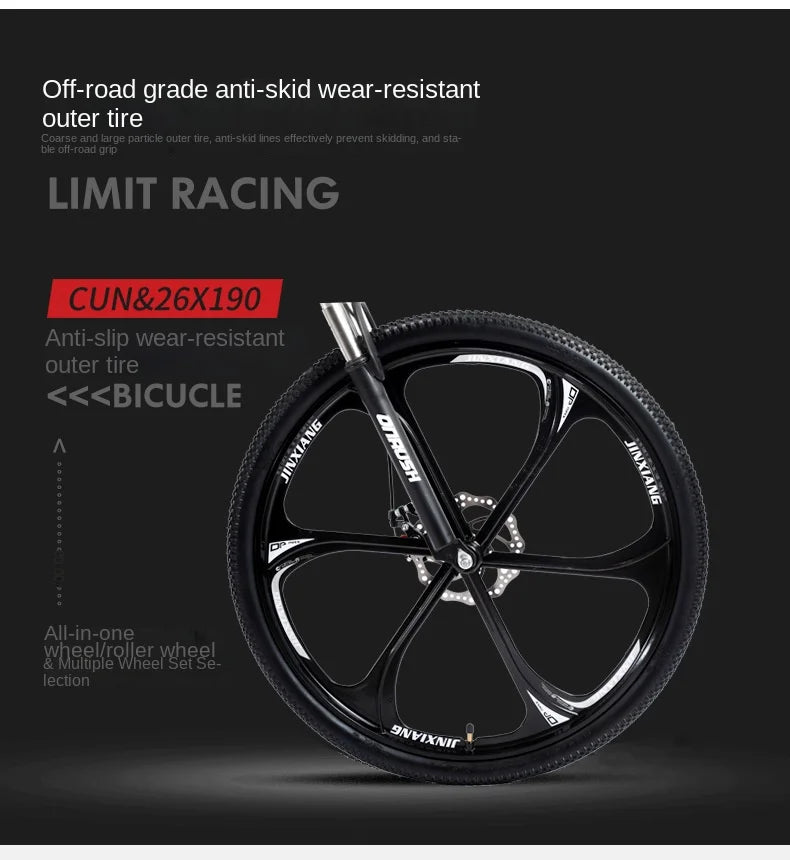 FJ Carbon Steel Shock Absorber Folding Mountain Bike ATHLEXES