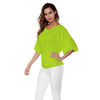 Chic Summer V-Neck Batwing Tee for Women S-5XL ATHLEXES
