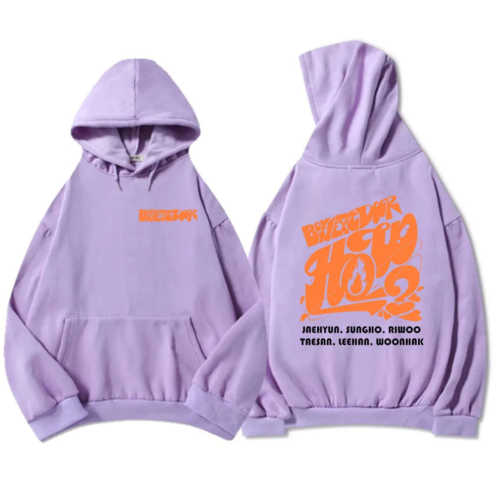 BOYNEXTDOOR Graphic Hooded Sweatshirt for Men ATHLEXES