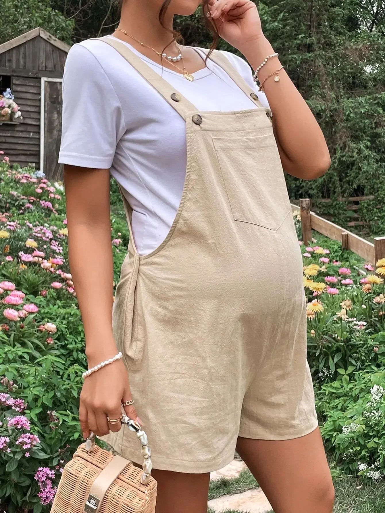 Chic Plus Size Maternity Jumpsuit for Summer Bliss ATHLEXES
