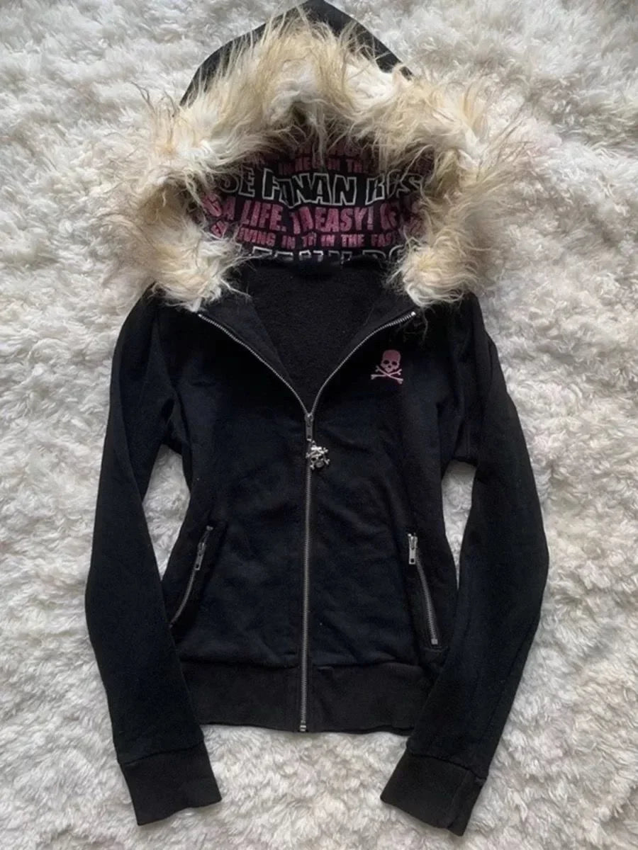 Urban Chic American Retro Hoodie for Women ATHLEXES