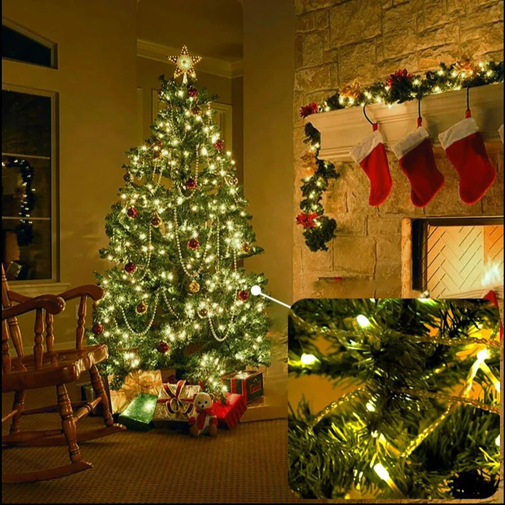 10M 100 LED Christmas Fairy String Lights Decor ATHLEXES