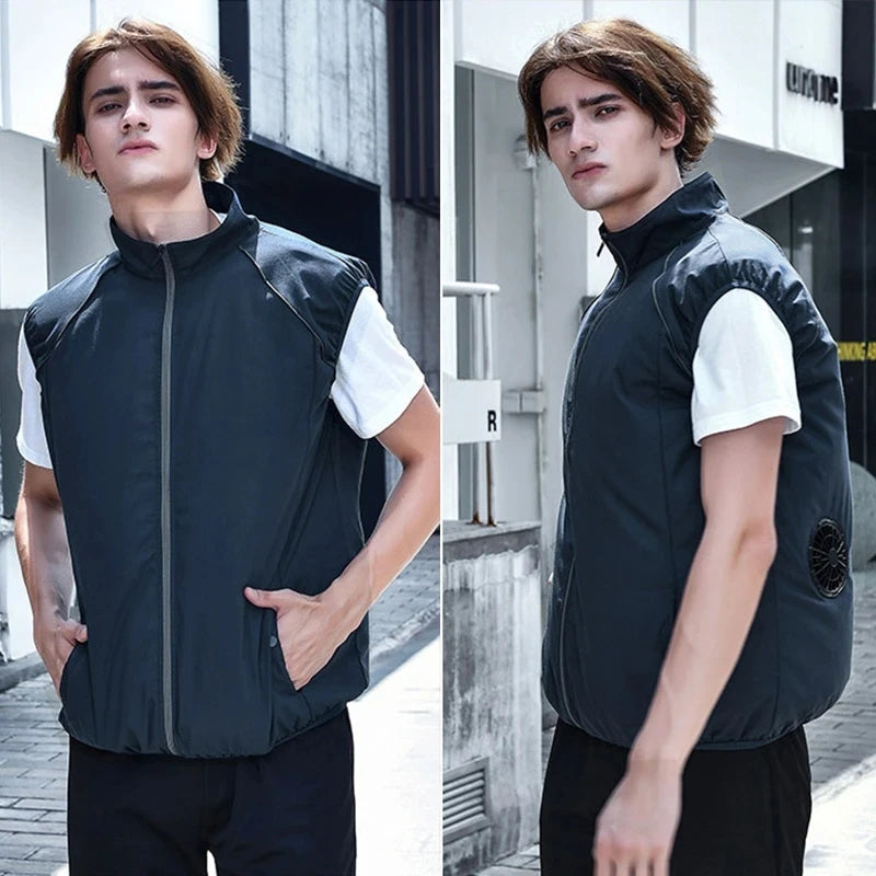 CoolBreeze Summer Cooling Vest for Men ATHLEXES