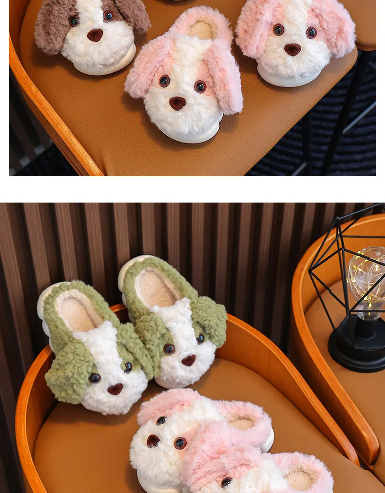 CozyPaws Non-Slip Boys Cotton Slippers for Kids ATHLEXES
