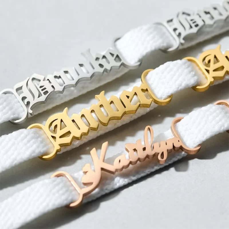 Customizable Nameplate Shoe Clips - Personalized Charm Accessories ATHLEXES