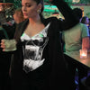Goddess Glam Metallic Corset Top ATHLEXES