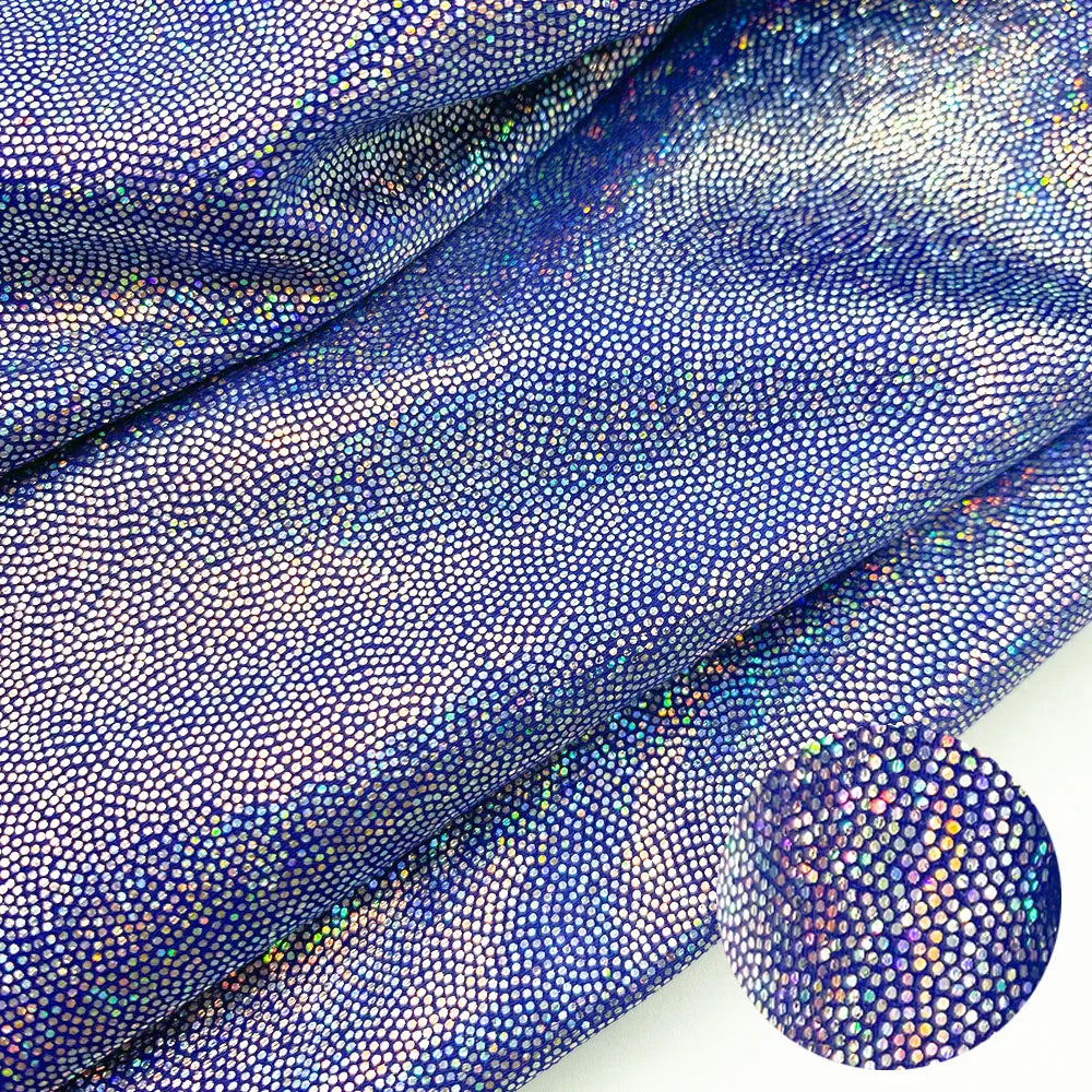 Iridescent Glitter Polyester Fabric for Crafts ATHLEXES