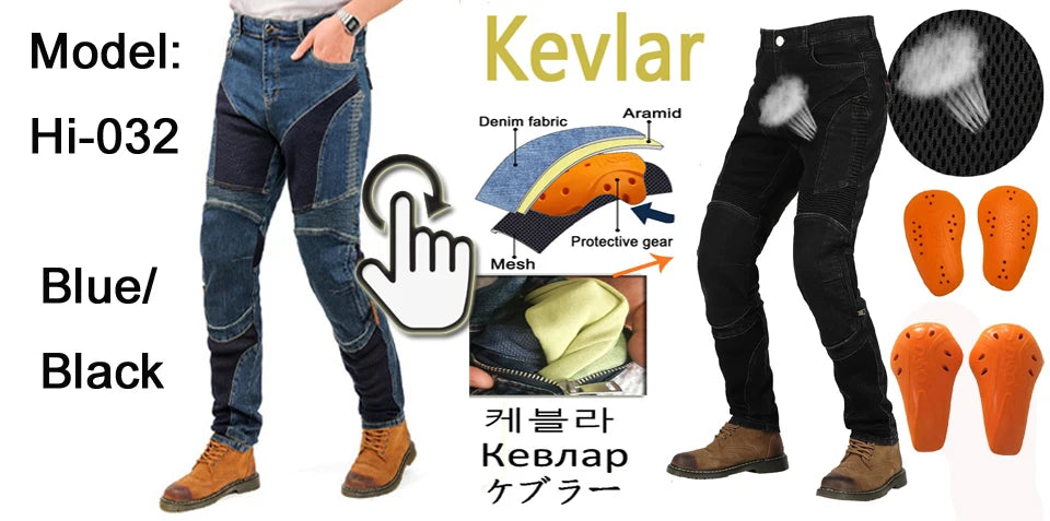 Kevlar Flame Resistant Motorcycle Pants ATHLEXES